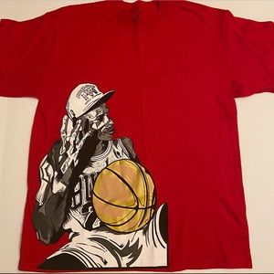 Authentic Classics Red Michael Jordan Graphic Tee